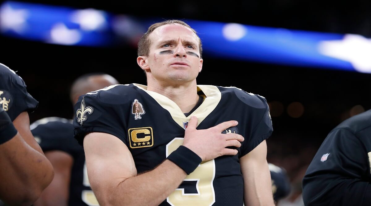 drew brees makes his nbc debut, internet amazed by his new hair
